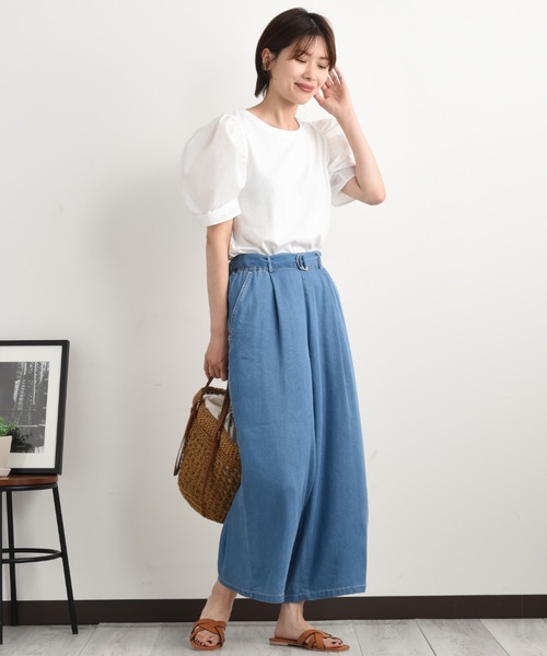 「INTERPLANET」 半袖カットソー FREE ブラック レディース_画像9