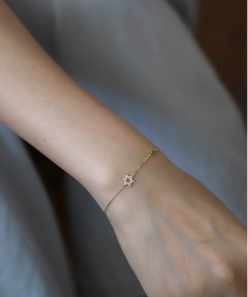 ブレスレット 「blatto 925silver」シルバー925　スターモチーフチャームブレスレット esm-bracelet-7-20 レディース_4