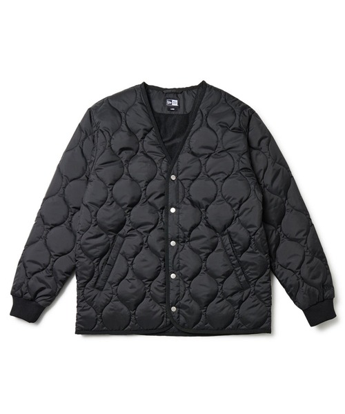 8gshoot golf. ネイビー キルティングジャケット NEW ERA（ニューエラ） コート ジャケット NEW ERA GOLG/ニューエラ