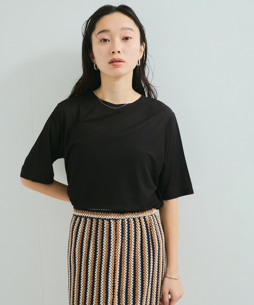 「LE CERCLE par rope'」 半袖カットソー FREE サックスブルー レディース_画像8