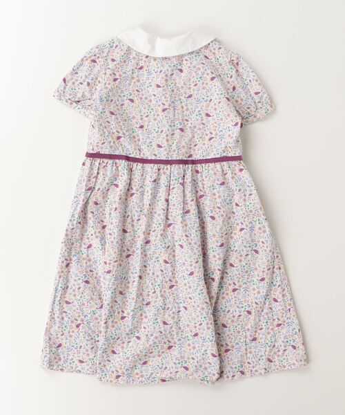 CHOPIN deux」 「KIDS」半袖ワンピース 130 パープル キッズ