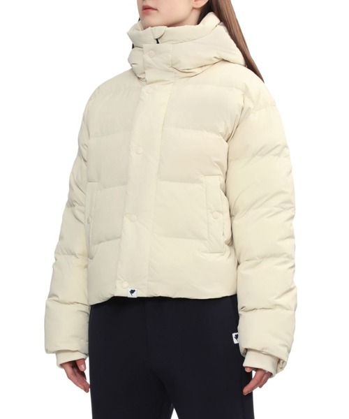 【希少】BAPE ベージュ ダウンジャケット L A BATHING APE(アベイシングエイプ) ダウンジャケット(メンズ