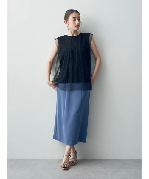 「YECCA VECCA」 タイトスカート M ライトベージュ レディース_画像5