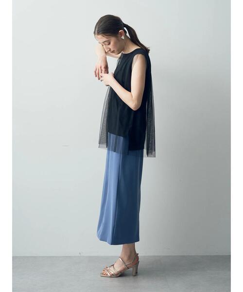 「YECCA VECCA」 タイトスカート M ライトベージュ レディース_画像9