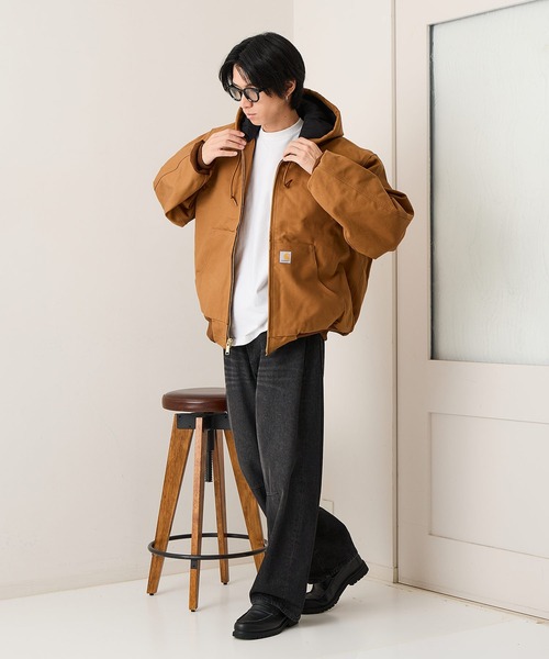 【一点物】Carhartt ダックワークジャケット Carhartt（カーハート） キルティング ブルゾン アウター 「タフな