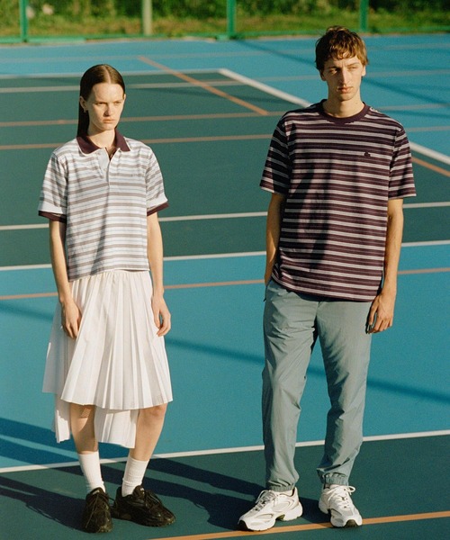 「LACOSTE」 半袖ポロシャツ 36 ブルー系その他4 レディースの画像