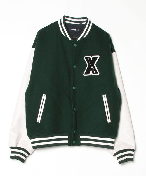 XLARGE（エクストラ ラージ） スタジャン X-LARGE グリーン メンズ