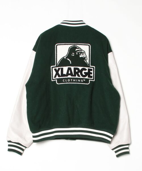 【大幅値下げ中】 XLARGE グリーン スタジャン　エクストララージ　XL XLARGE（エクストラ ラージ） スタジャン X-LARGE グリーン メンズ