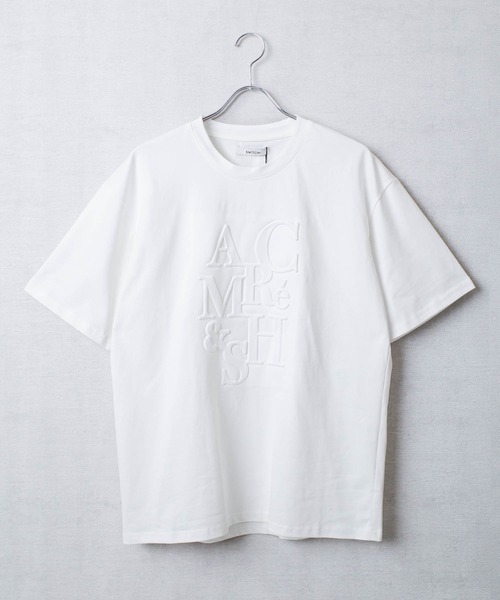 tシャツ 「W」「it」「ARC」「SWITCH by ARCH」エンボス ロゴ Tシャツ