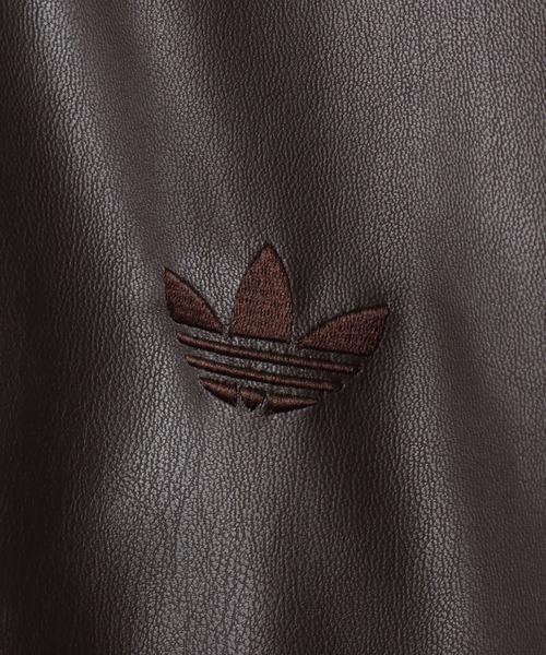 adidas（アディダス） コート ジャケット adidas PLEATHER 3STRIPES