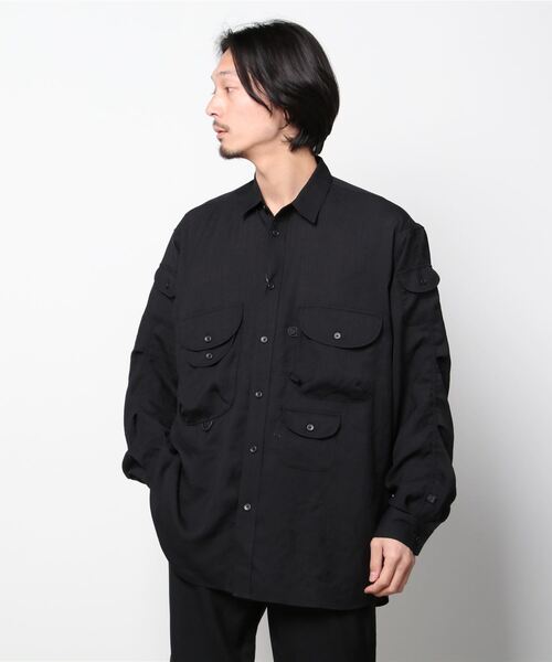 DAIWA PIER39（ダイワ ピア39） 長袖シャツ S ブラック メンズ