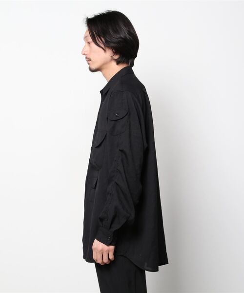 DAIWA PIER39（ダイワ ピア39） 長袖シャツ S ブラック メンズ