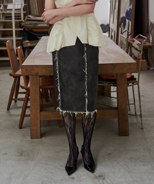 JOSE MOON（ジョゼムーン） スカート FAUX LEATHER TIGHT SKIRT/フォー