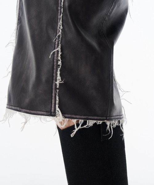 JOSE MOON（ジョゼムーン） スカート FAUX LEATHER TIGHT SKIRT/フォー