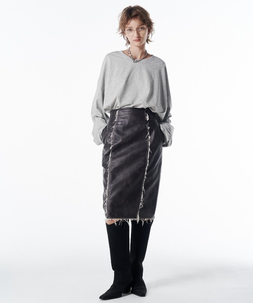 JOSE MOON（ジョゼムーン） スカート FAUX LEATHER TIGHT SKIRT/フォー