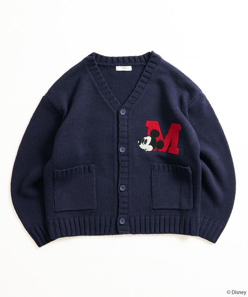 「MUHET」 ニットカーディガン「Disneyコラボ」 MEDIUM アイボリー レディース_画像4