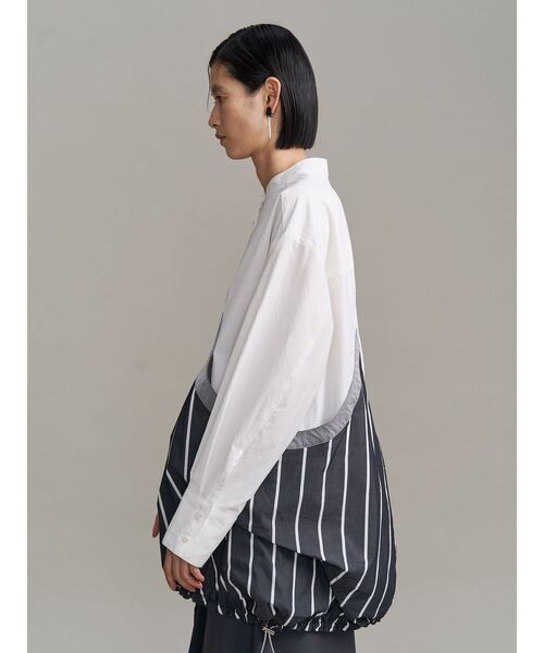 UN3D.（アンスリード） ブラウス シャツ DECONSTRUCTION DOCKING SHIRT