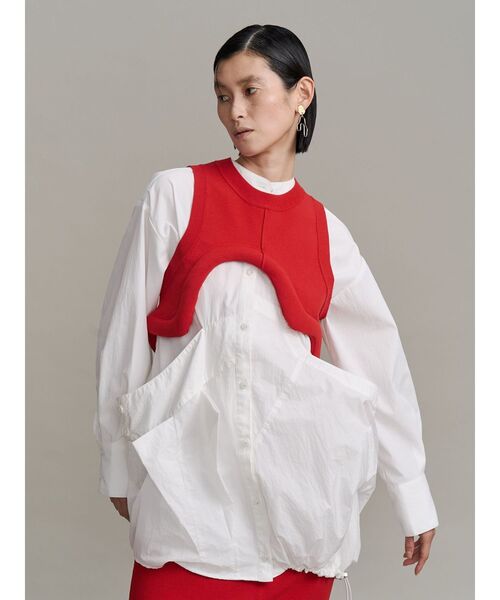 Tシャツ(長袖+七分) UN3D. DECONSTRUCTION DOCKING SHIRT DECONSTRUCTION DOCKING SHIRT | UN3D