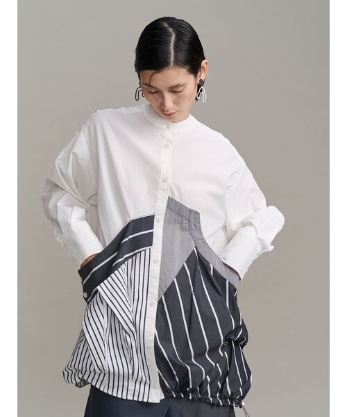 UN3D. アンスリード ブラウス シャツ  46 UN3D.（アンスリード） ブラウス シャツ DECONSTRUCTION DOCKING SHIRT