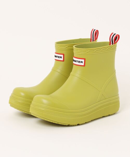 「HUNTER」 ブーツ UK3 ライトブルー レディース_画像4