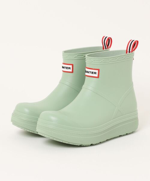 「HUNTER」 ブーツ UK3 ライトブルー レディース_画像5