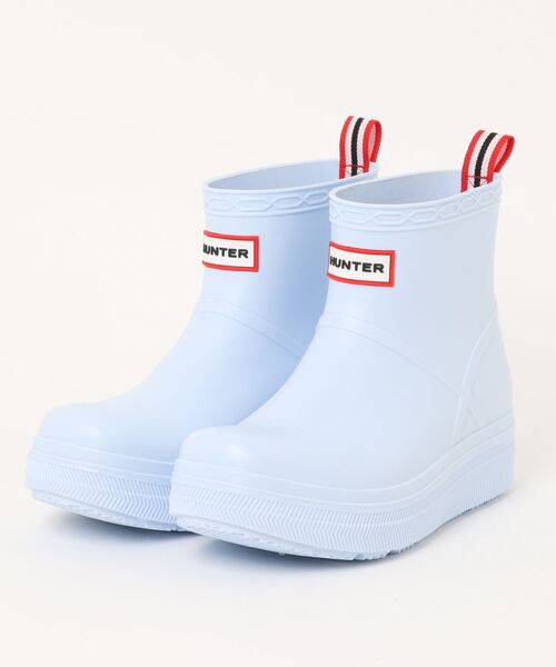 「HUNTER」 ブーツ UK3 ライトブルー レディース_画像6