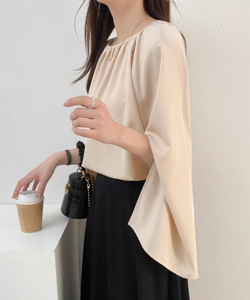 「ABITOKYO」 長袖ブラウス L アイボリー レディース_画像5