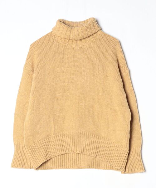 新品未使　ギャルリヴィータートルネックセーター S GALERIE VIE（ギャルリー ヴィー） タートルネックニット S ベージュ