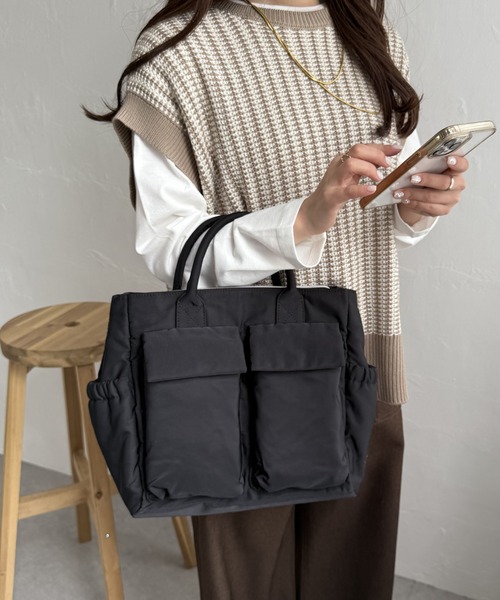 【引取限定】 ikka　2WAY バッグ　中古品 【ハンズクラフト八幡西店】 ikka（イッカ） ショルダーバッグ バッグ ポリダブルポケット2WAY