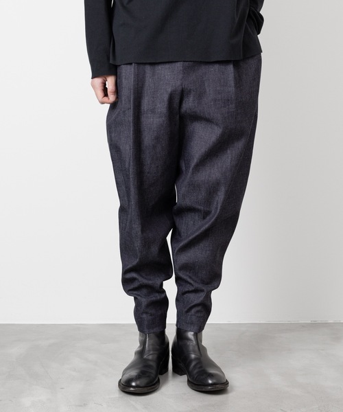 「ato」 パンツ 48 ネイビー メンズ_画像9