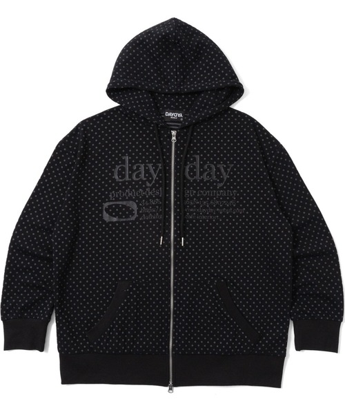DAY DAY seoul's ジップアップ パーカー DAYDAY seoul パーカー カテゴリーロゴダブルジップフーディー