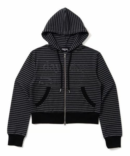 DAYDAY seoul パーカー カテゴリーロゴダブルジップフーディー
