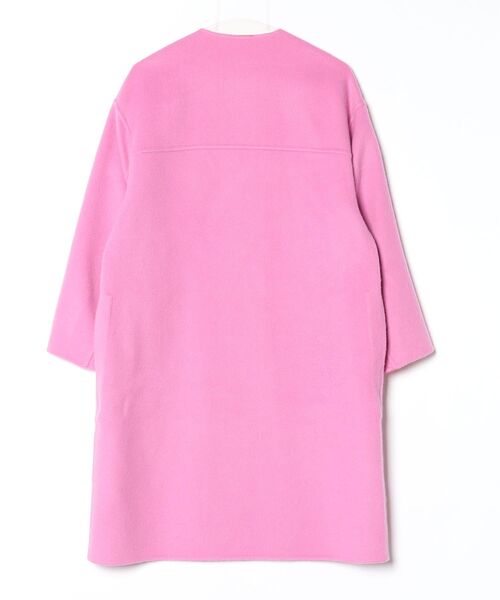 フレイアイディー　ノーカラーコート FRAY I.D（フレイ・アイディー） ノーカラーコート 0 ピンク