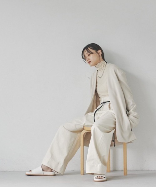 TODAYFUL 「TODAYFUL」 ノーカラージャケット 38inch ベージュ