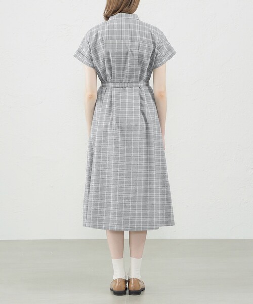 「MACKINTOSH PHILOSOPHY」 半袖ワンピース 38 グレー系その他 レディースの画像