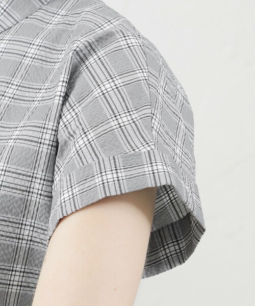 「MACKINTOSH PHILOSOPHY」 半袖ワンピース 38 グレー系その他 レディースの画像