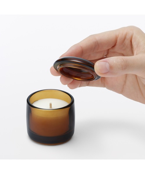 無印良品（MUJI） キャンドル フレグランスキャンドル ウッディ S