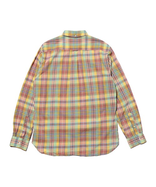 RRL ネルシャツ　好配色　マチ付き　インディアンマドラスチェック　チンスト BEAMS+（ビームスプラス） シャツ インディアンマドラスチェック