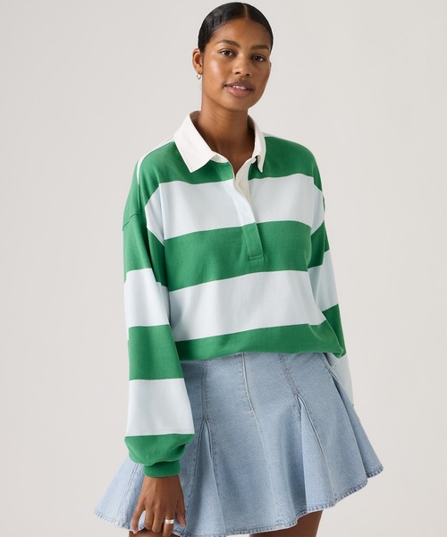 Levi's（リーバイス） ブラウス シャツ ラグビーシャツ レディース