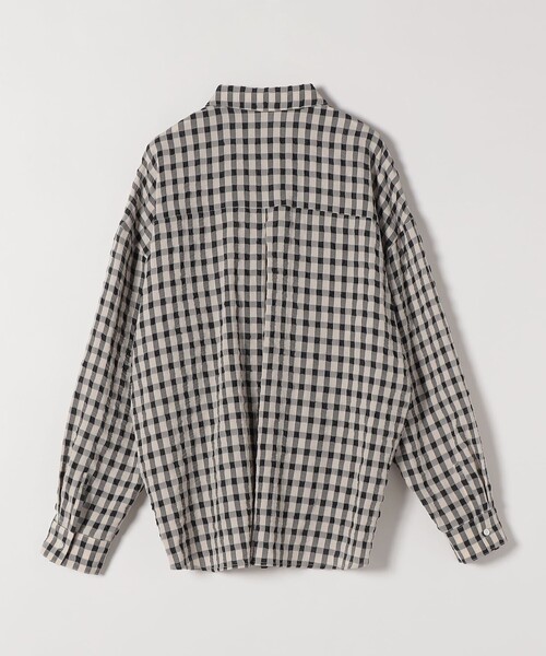 SHIPS any ブラウス シャツ any:「洗濯機可能」ギンガムチェック