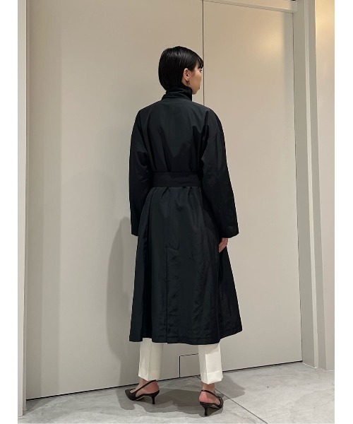 エストネーション テーラードコート ブラック ESTNATION（エストネーション） コート アウター ESTNATION / スタンド