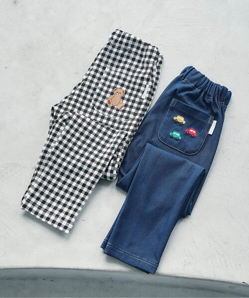 apres les cours（アプレレクール） パンツ ポケット刺繍パンツ/7days