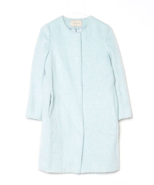 UNITED ARROWS（ユナイテッドアローズ） ノーカラーコート 36 ブルー