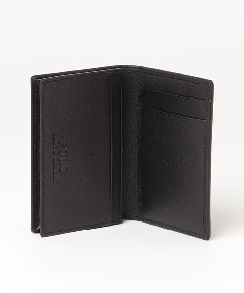 【極美品】ローレンラルフローレン ケース カードケース レザー ブラック POLO RALPH LAUREN（ポロ・ラルフローレン） カードケース レザー