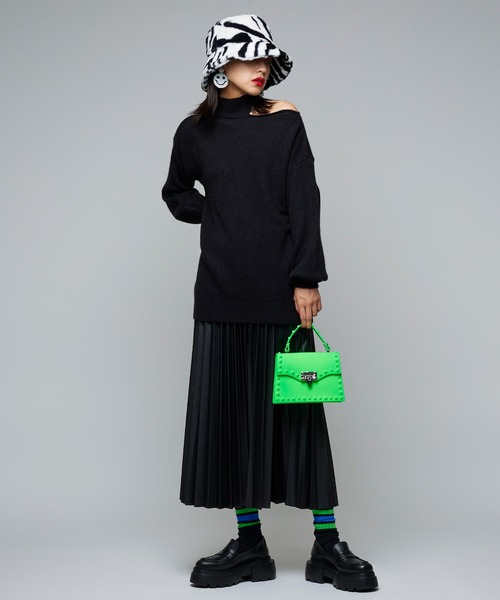 「Narcissus」 長袖ニット FREE グレー レディース_画像3