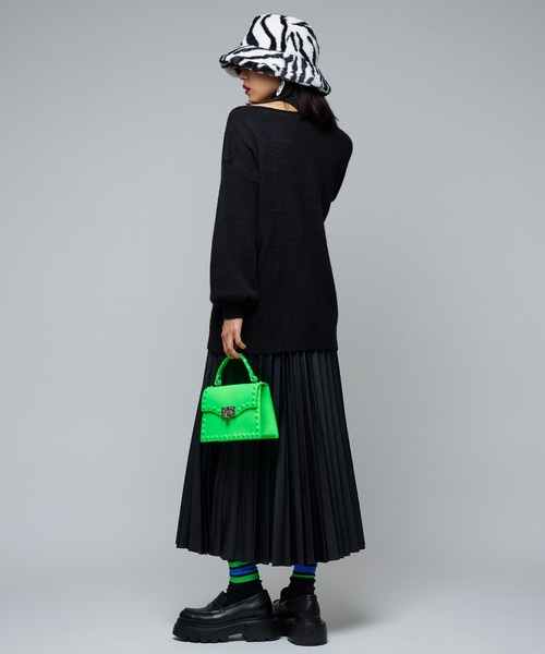 「Narcissus」 長袖ニット FREE グレー レディース_画像6