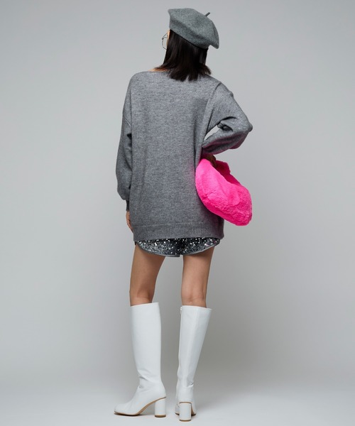 「Narcissus」 長袖ニット FREE グレー レディース_画像7