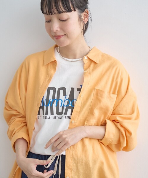 coen（コーエン） ブラウス シャツ 「新色登場 /接触冷感 / 冷房対策 