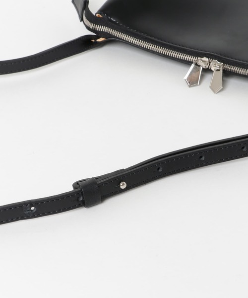 「PIENI」 ショルダーバッグ - ブラック メンズ_画像7