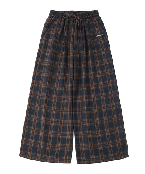 「ACLENT」 スラックス FREE ネイビー レディース_画像4